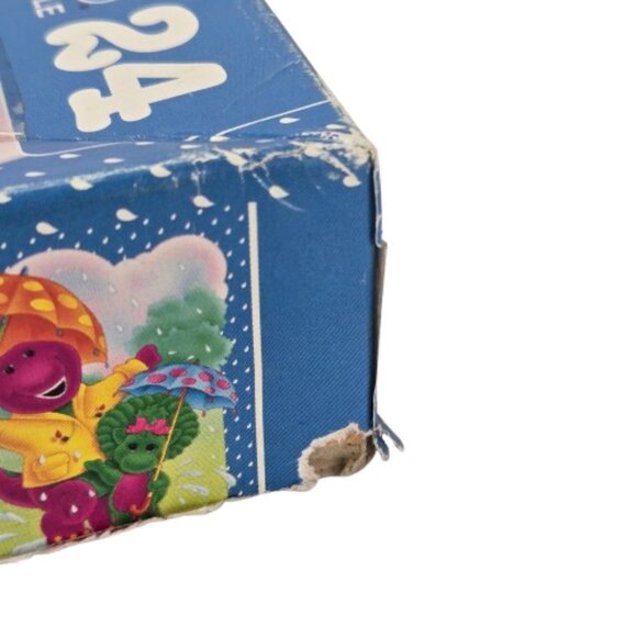 Vintage 1996 Milton Bradley Puzzles Barney & Friends Purple Dinosaur Baby Bop BJ - Picture 7 of 16